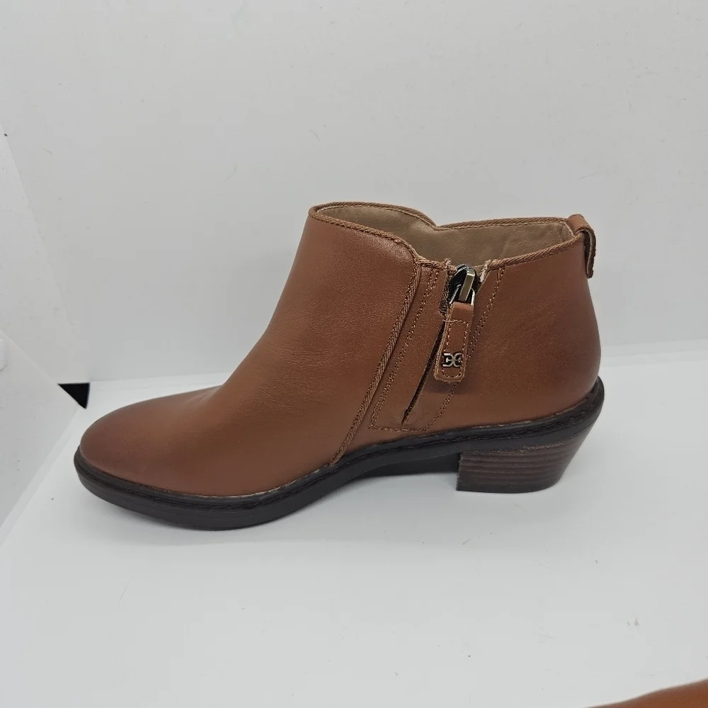 Sam Edelman Pryce Kids brown leather ankle boots size 3